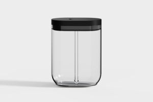 Toples Penyimpanan Kaca dengan Tutup